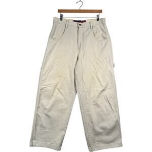 Vintage JNCO Crown Embroidered Wide Leg Cargo 34 x 30